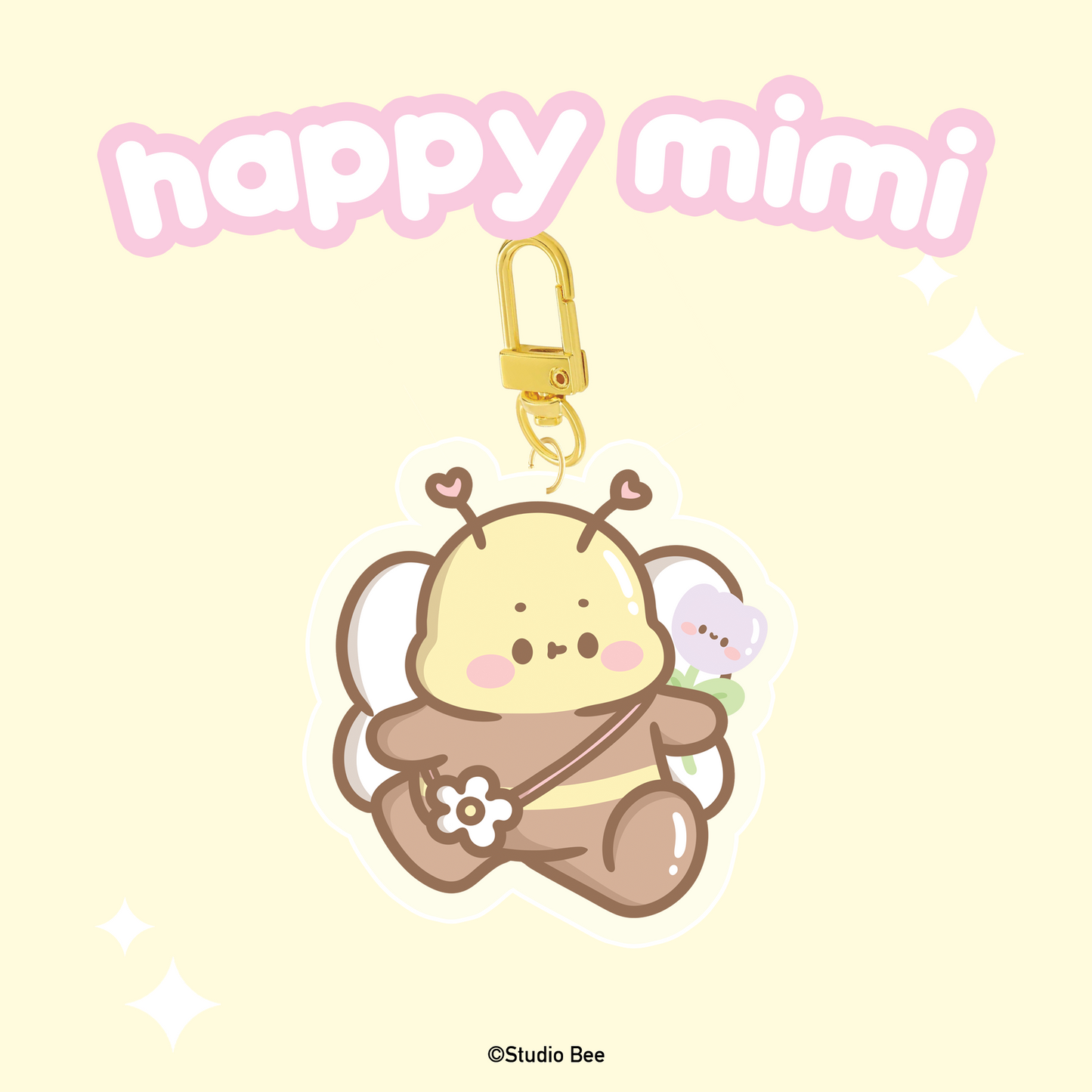 Happy Mimi Acrylic Keychain