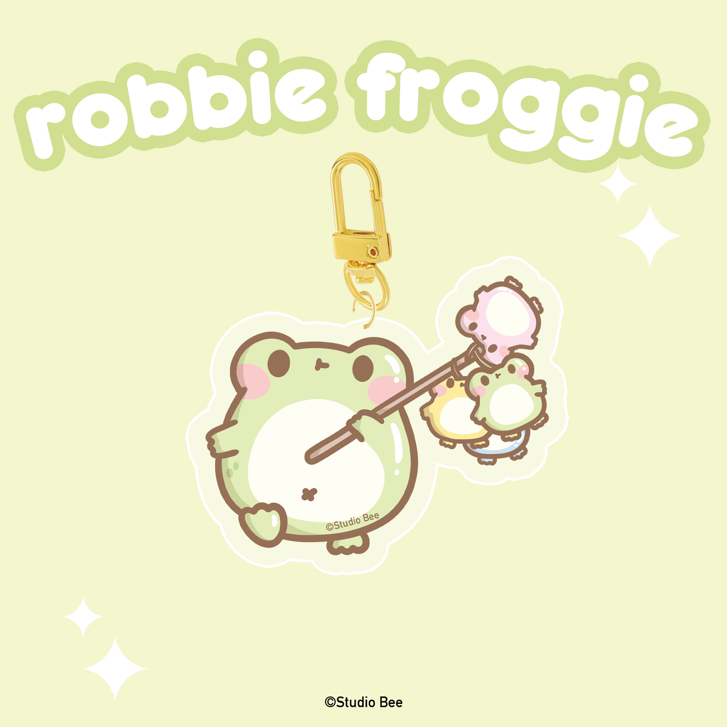 Robbie Froggie Acrylic Keychain