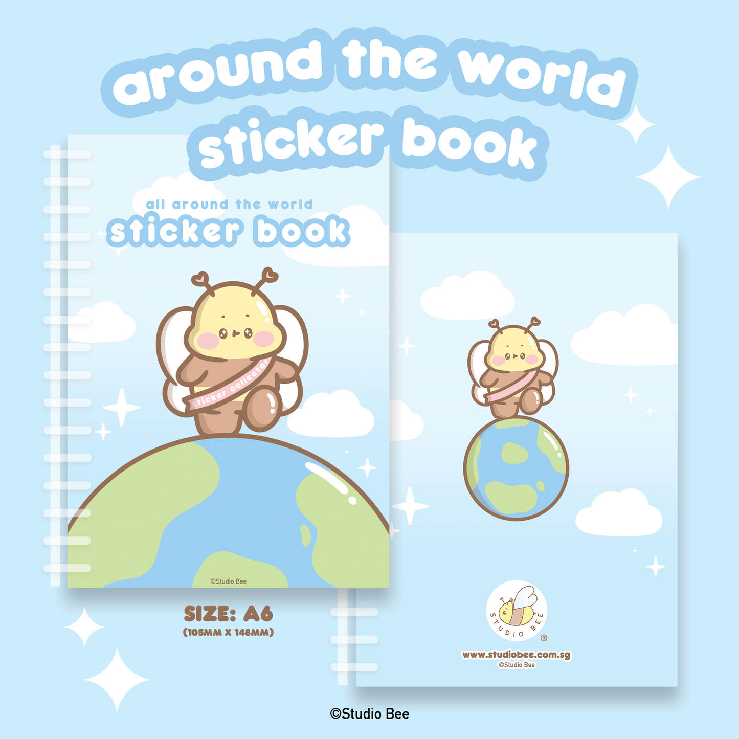 Around the World Reusable Sticker Book