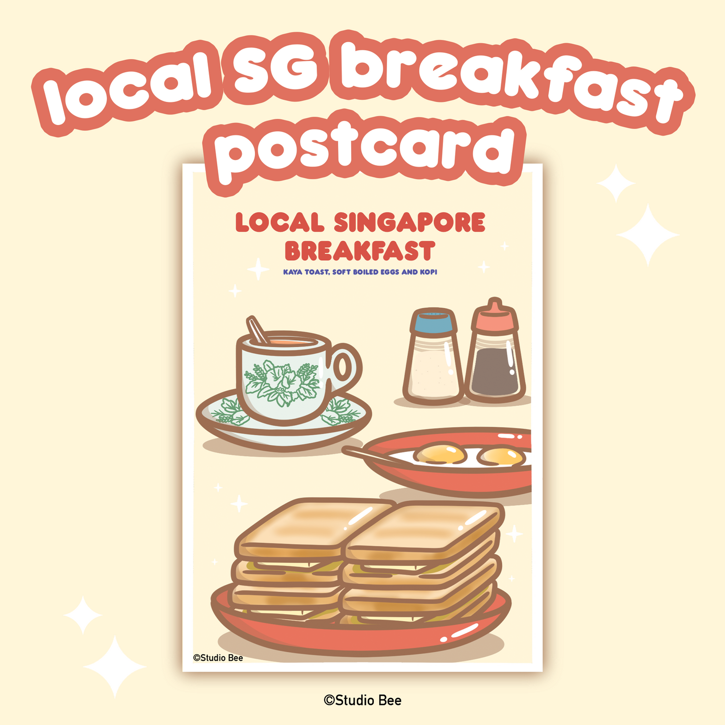 Local SG Breakfast Postcard