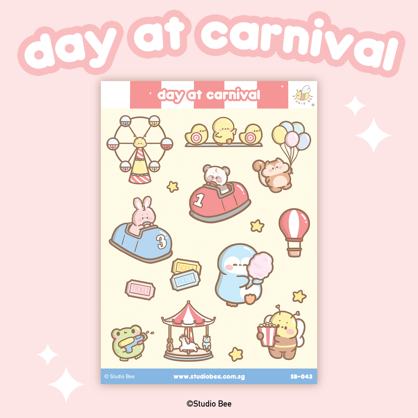 Day At Carnival Sticker Sheet