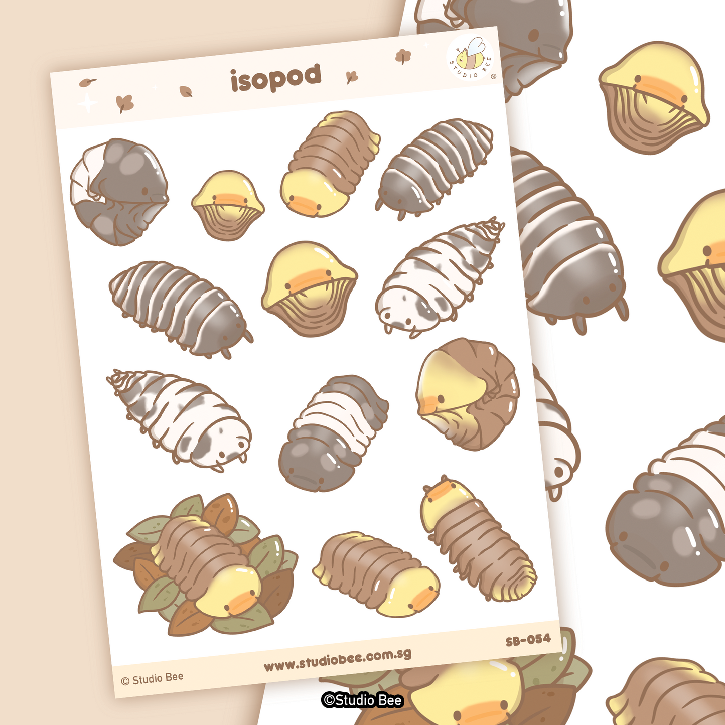 Isopod Sticker Sheet