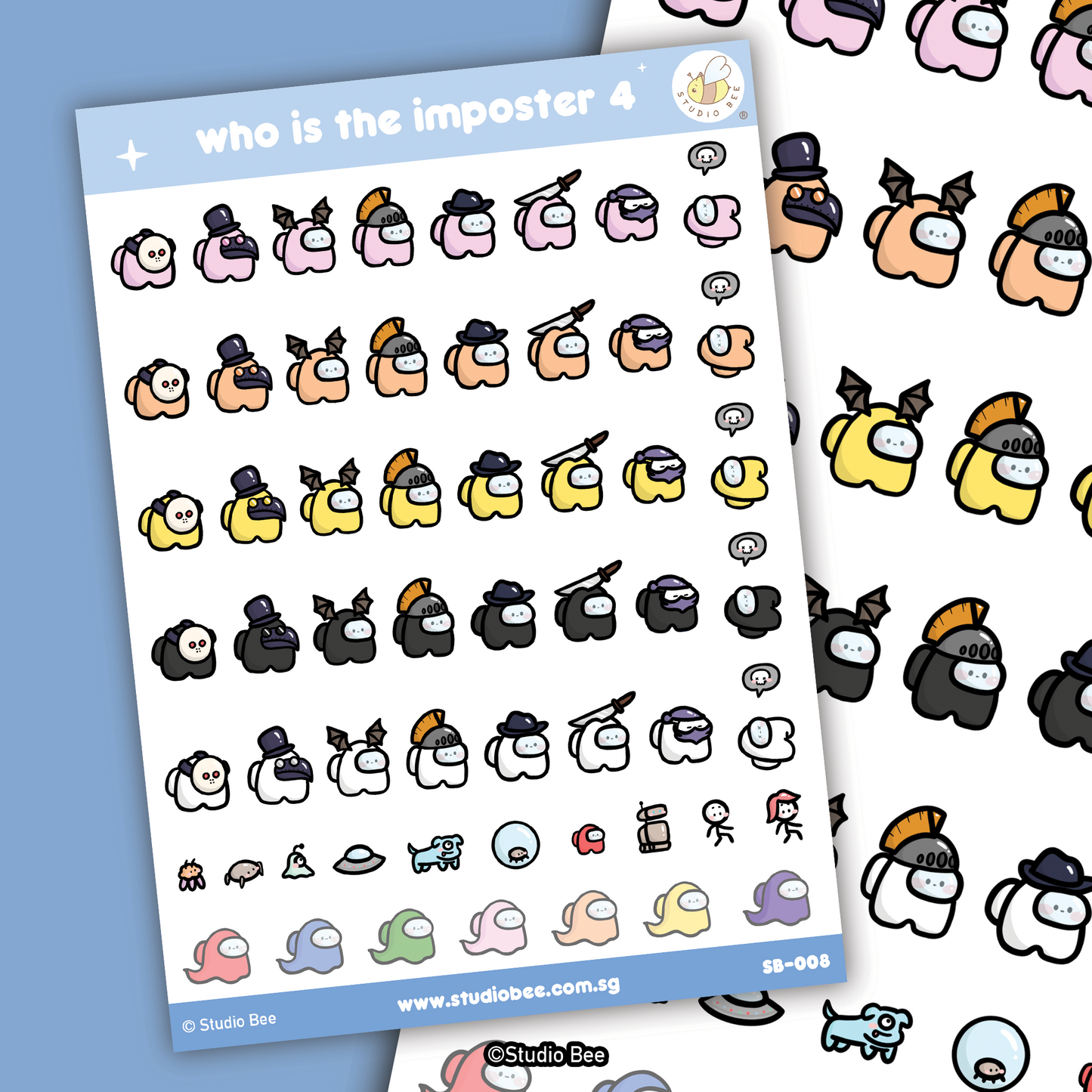 Imposter 4 Sticker Sheet