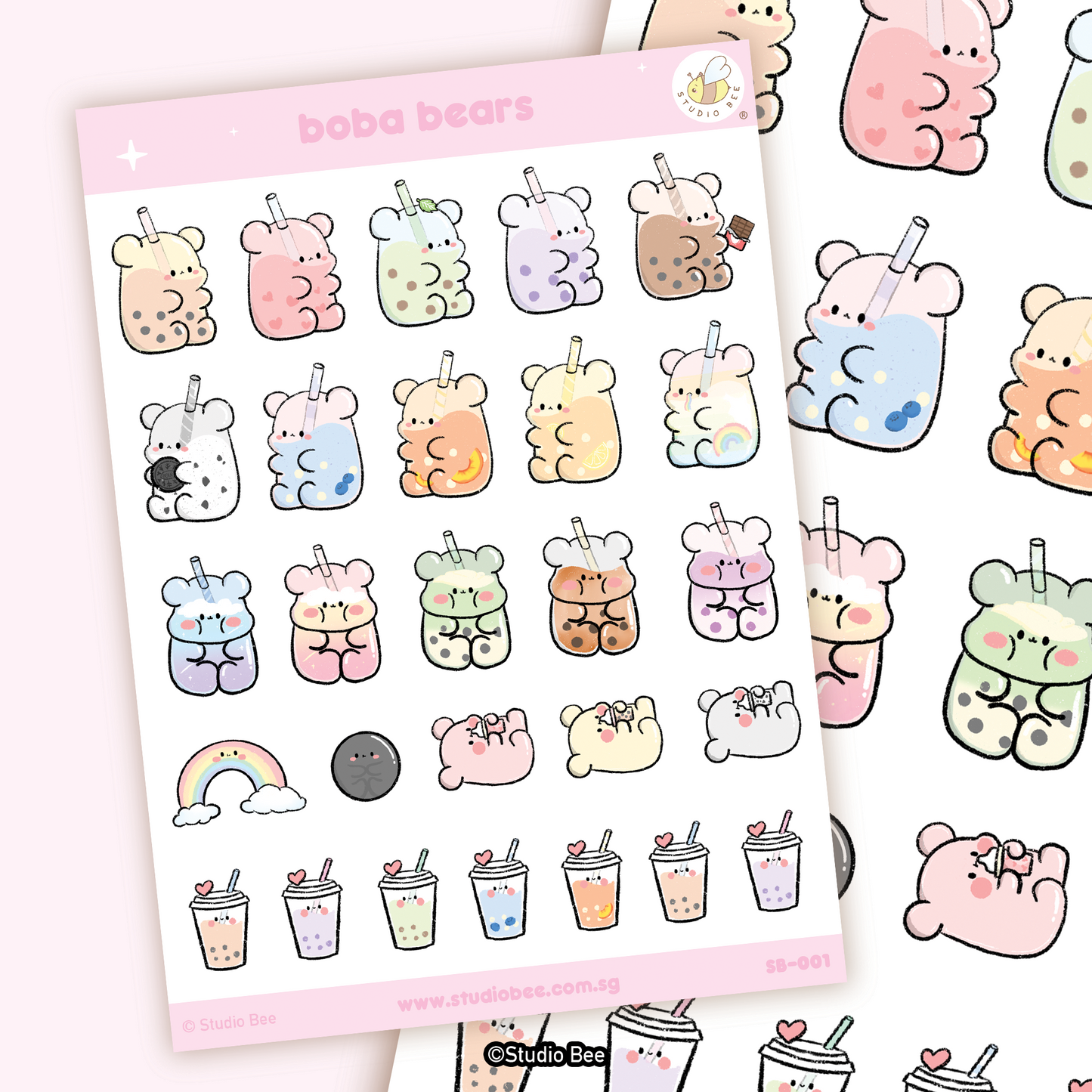 Boba Bears Sticker Sheet