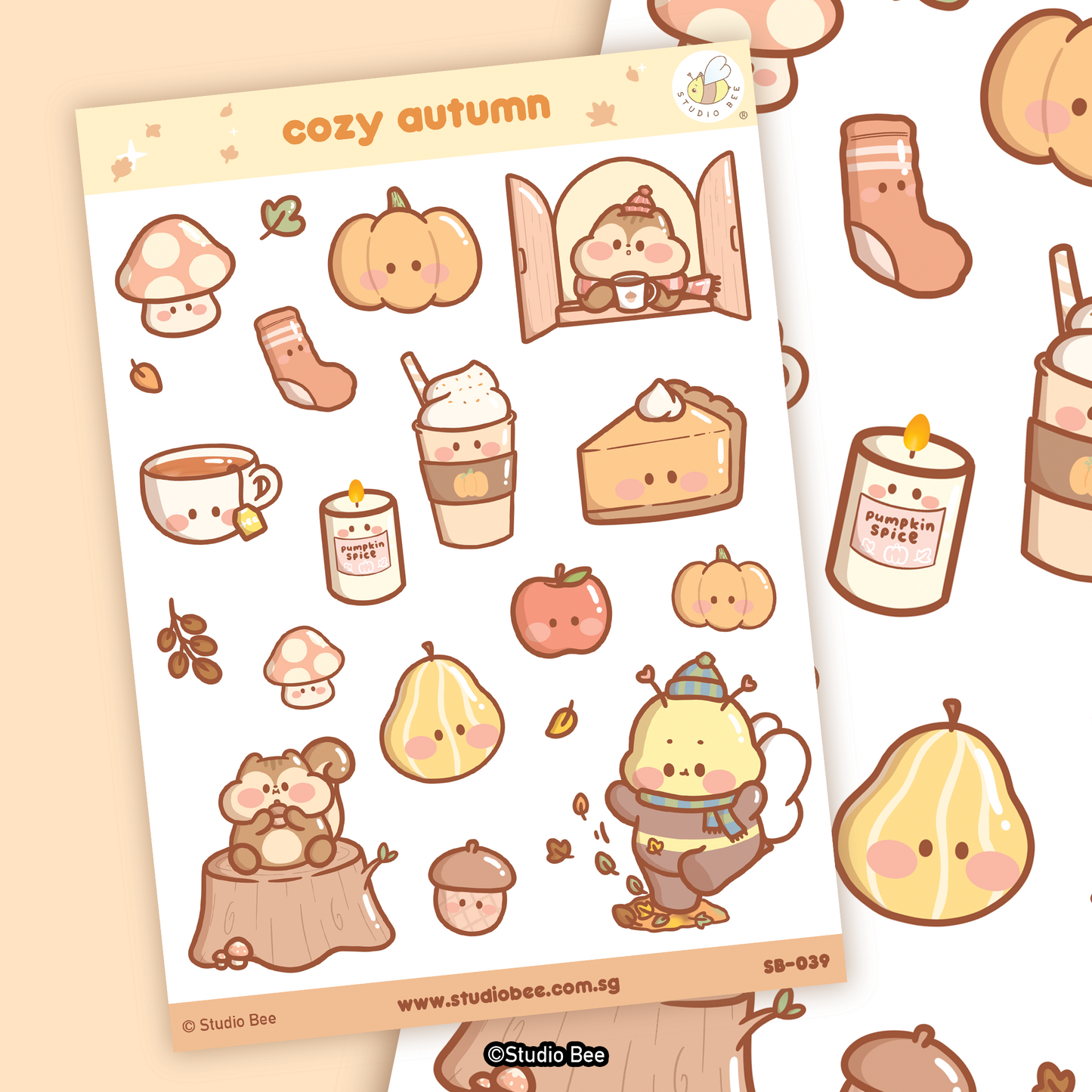 Cozy Autumn Sticker Sheet