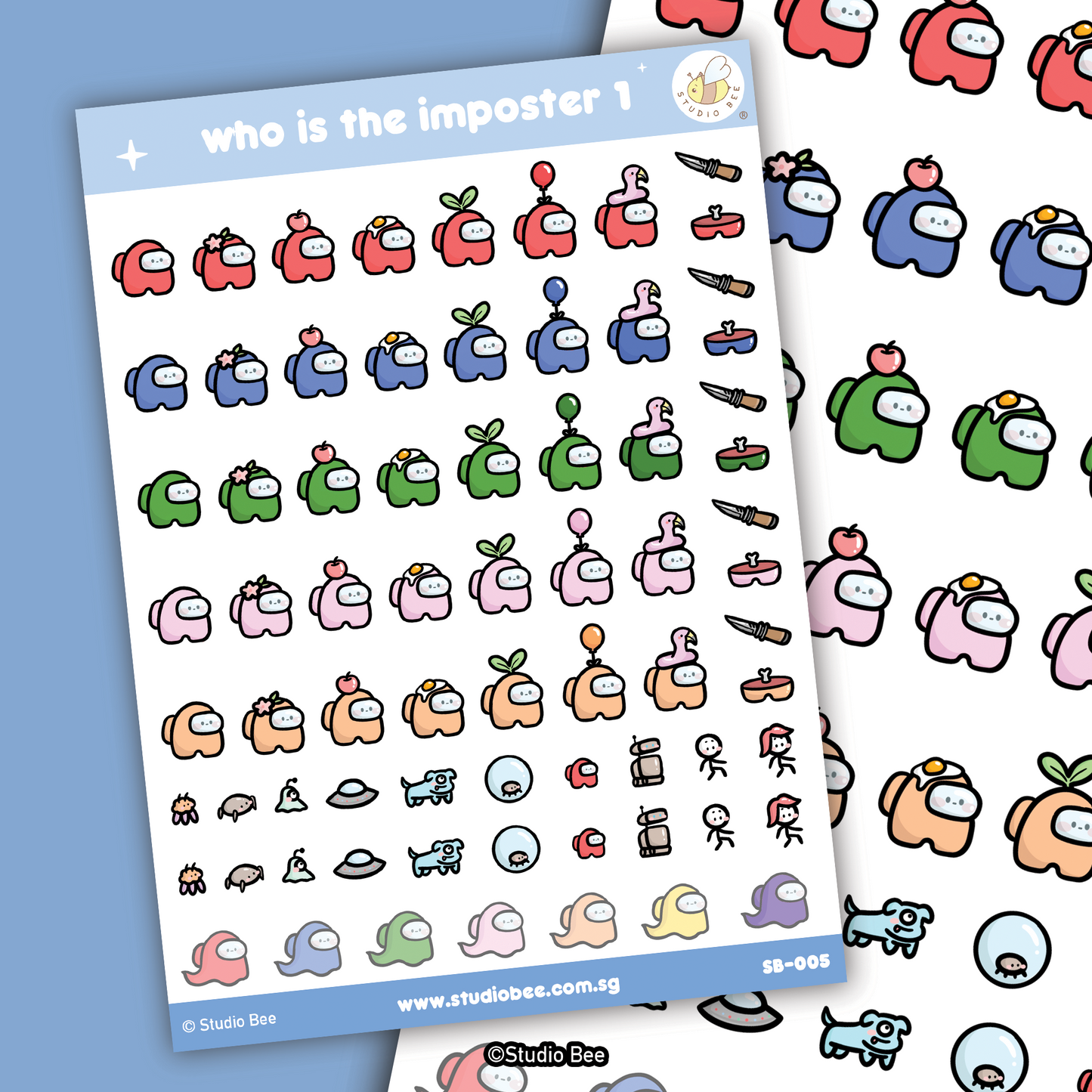 Imposter 1 Sticker Sheet