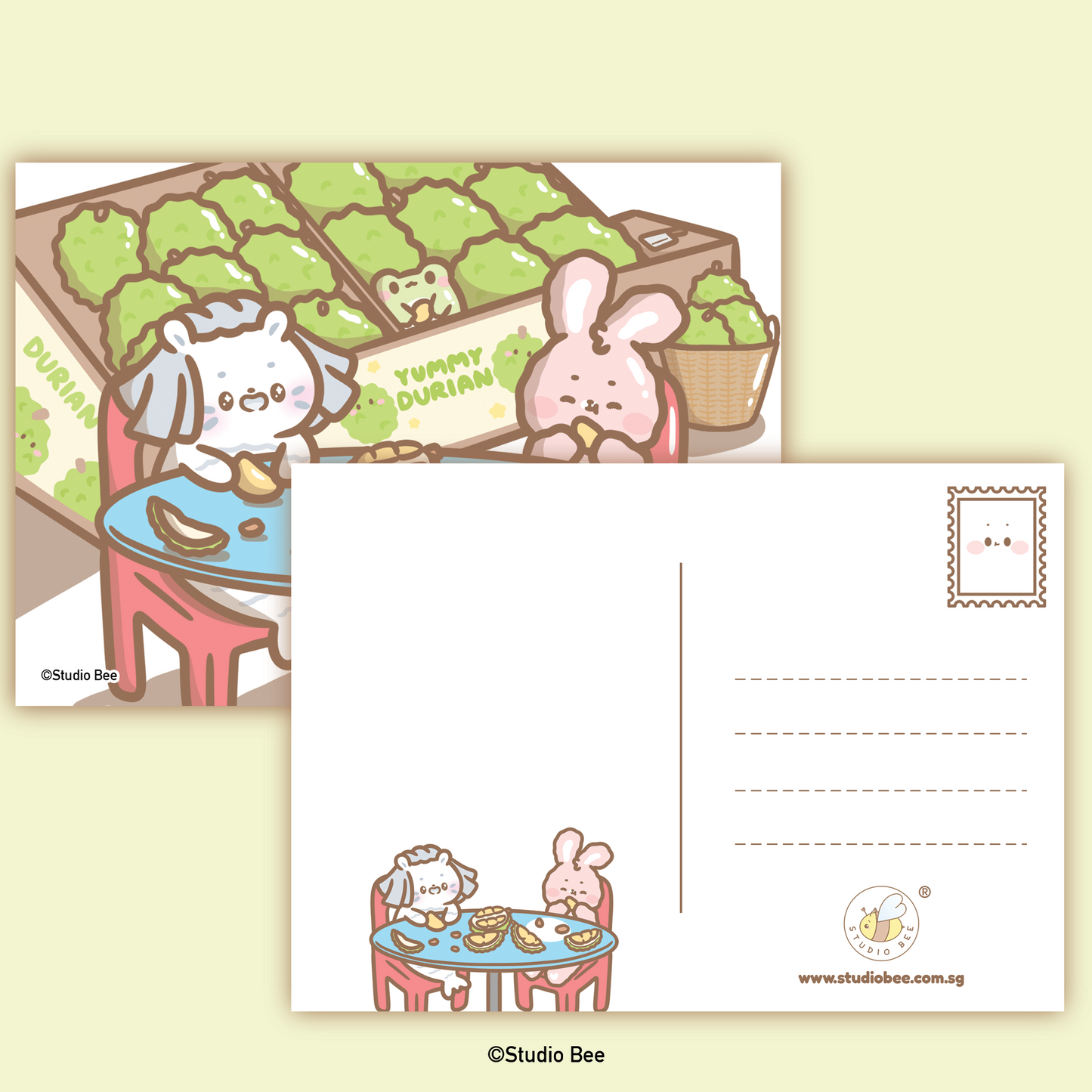 Mi-Lion Durian Postcard