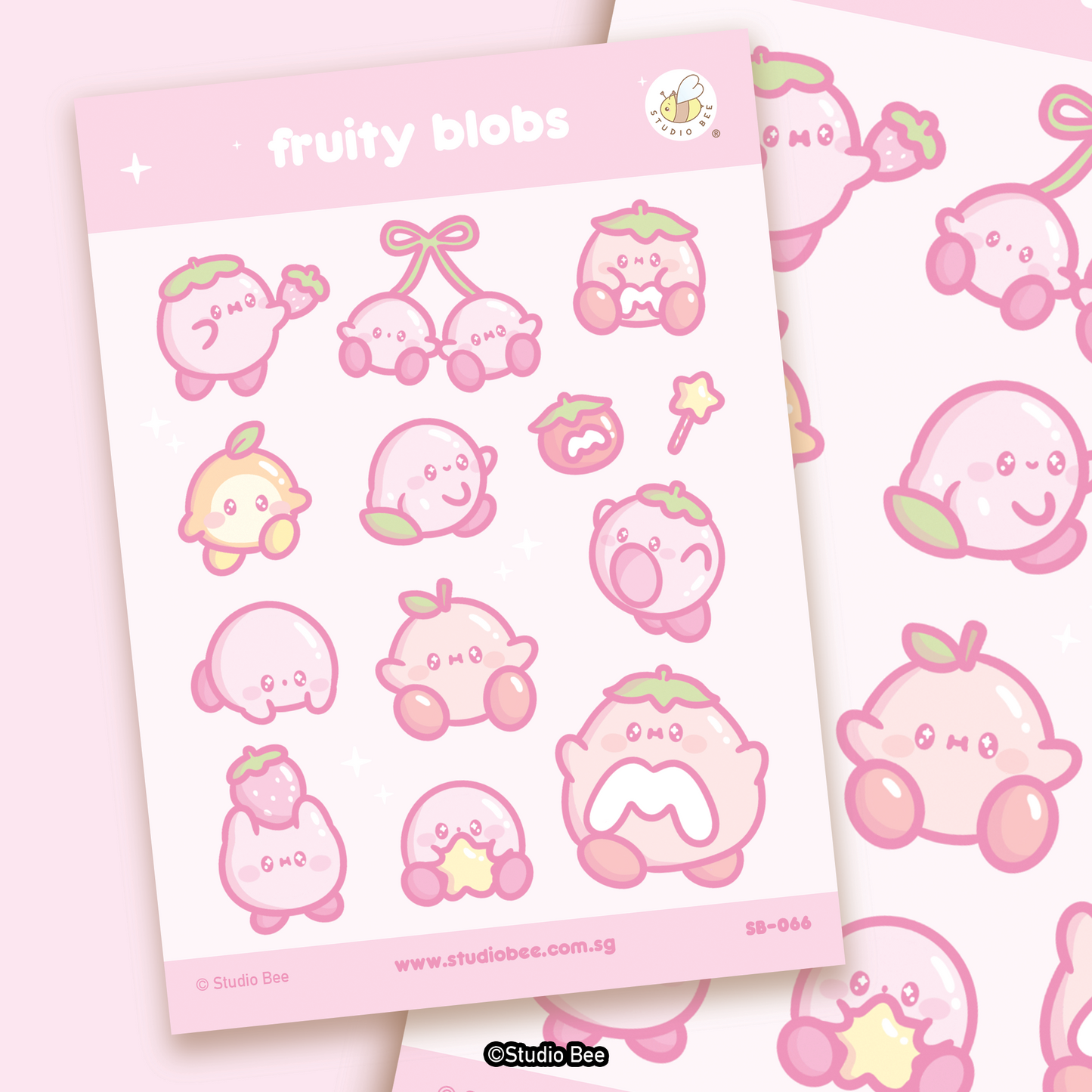 Fruity blobs Sticker Sheet