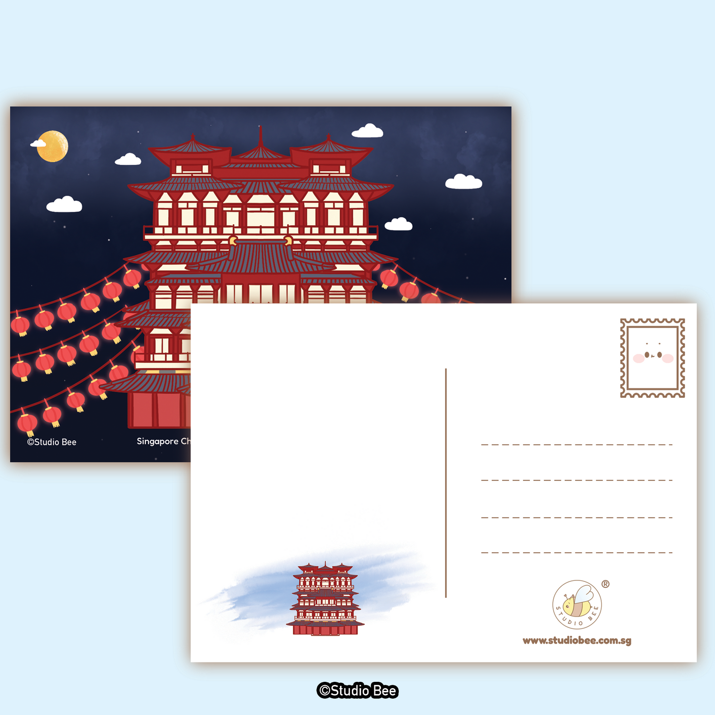 Buddha Tooth Relic Temple Postcard