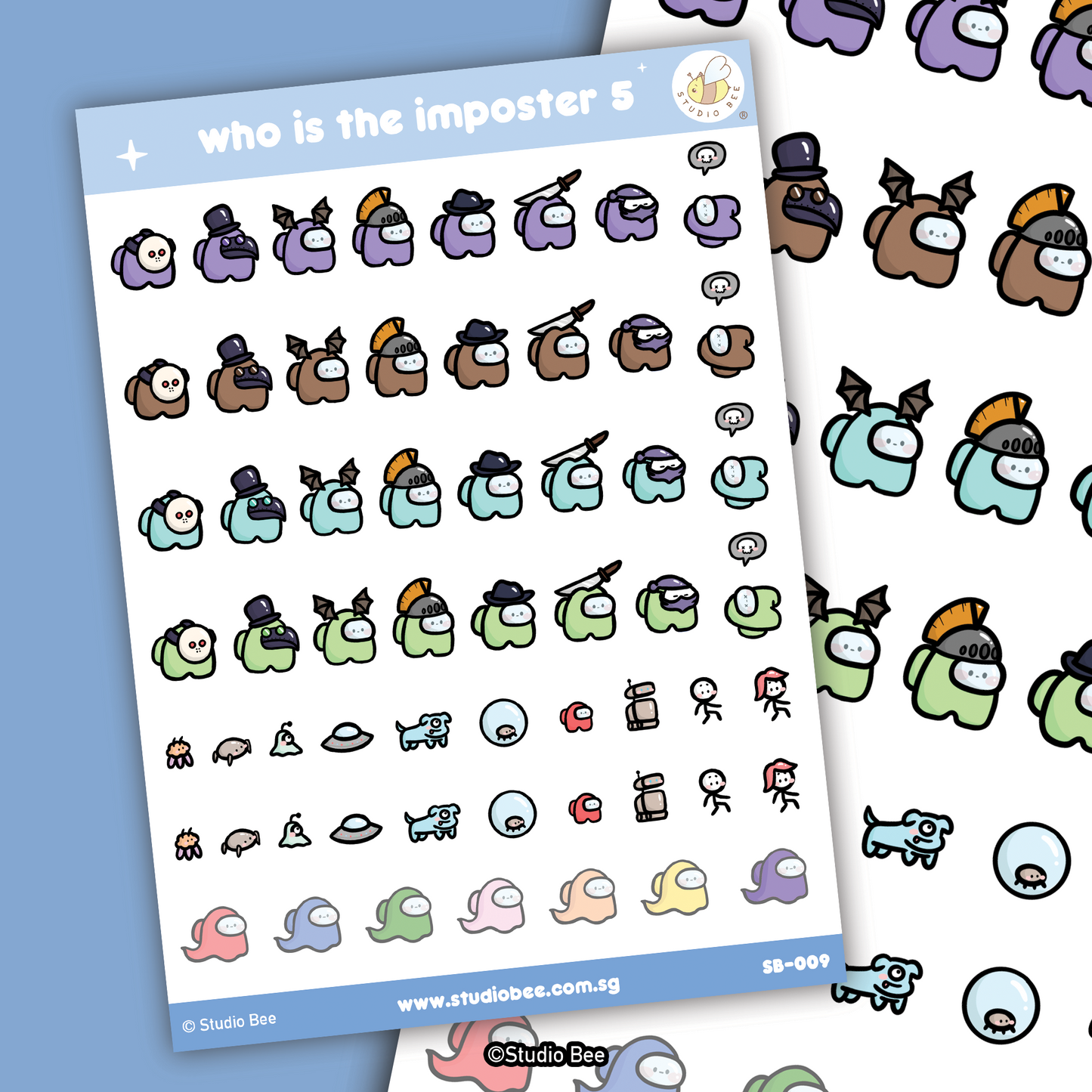 Imposter 5 Sticker Sheet