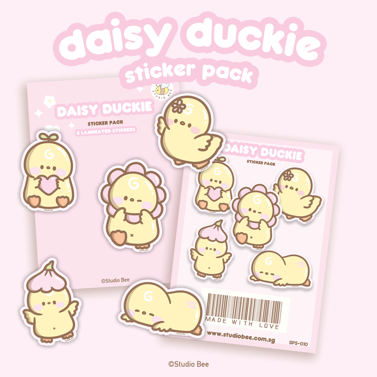 Daisy Duckie Sticker Pack (5pcs)