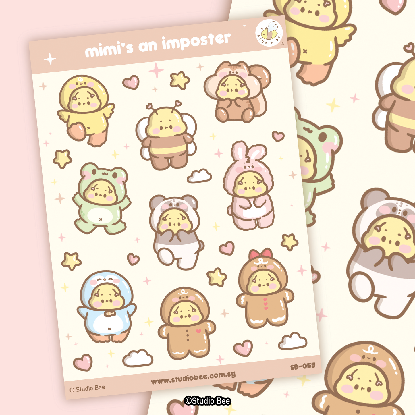 Mimi's an Imposter Sticker Sheet