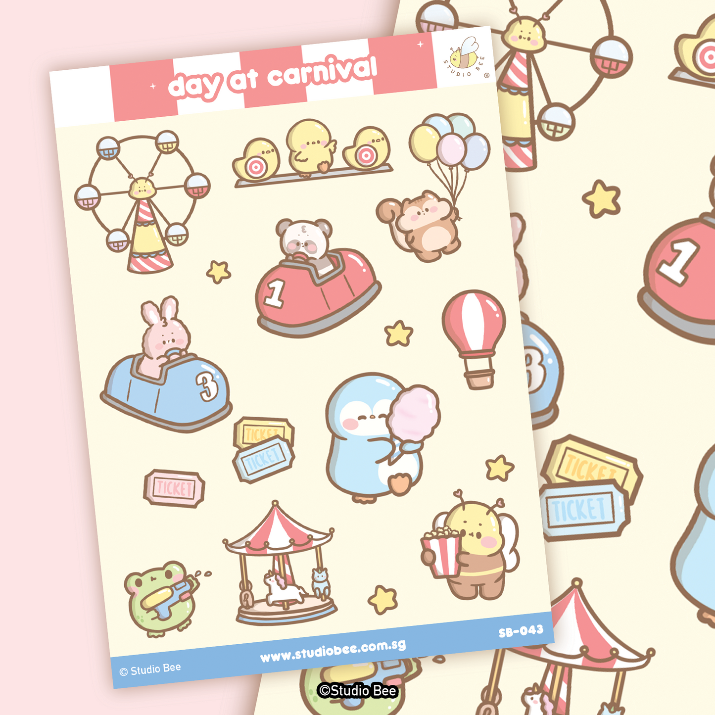 Day At Carnival Sticker Sheet