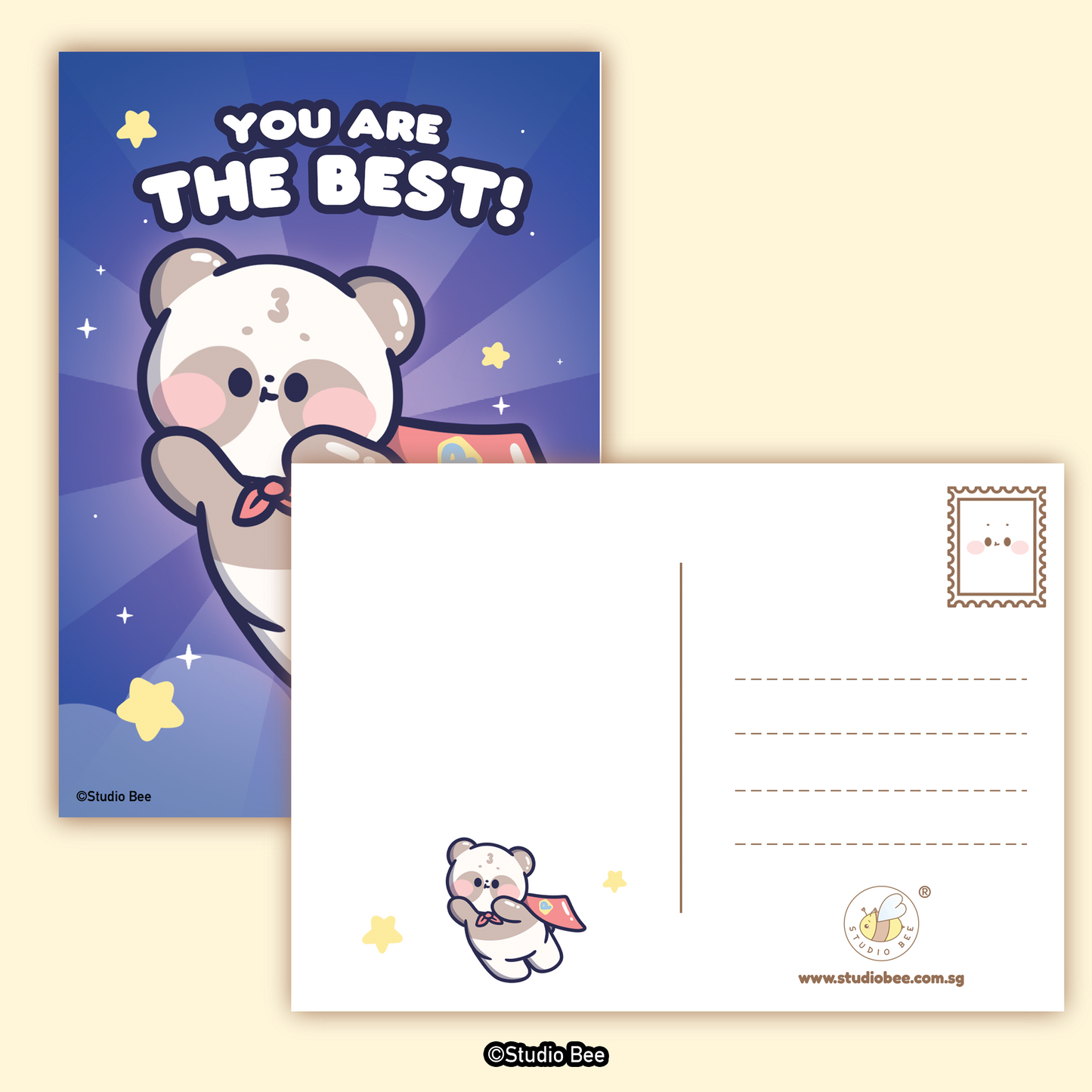 Super Panpan Postcard