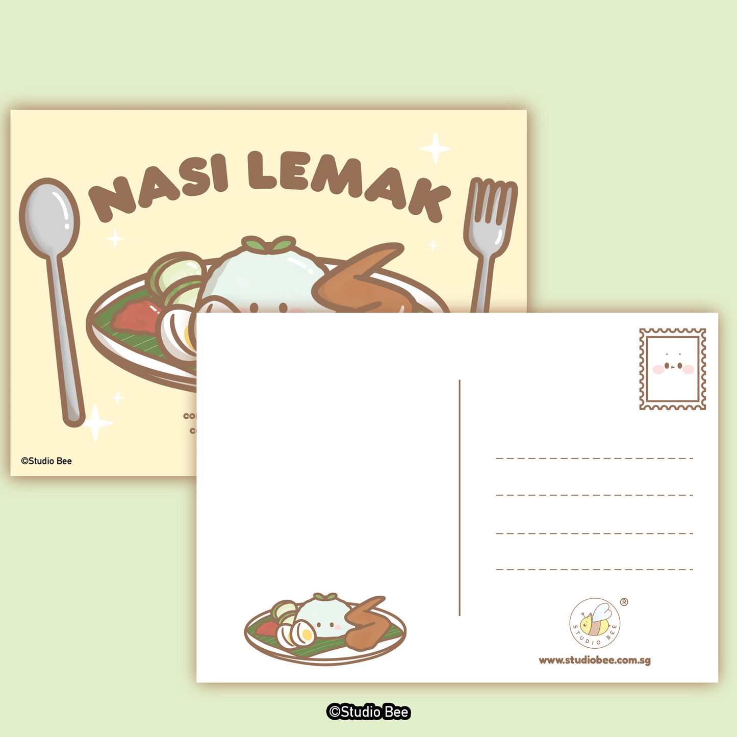 Nasi Lemak Postcard