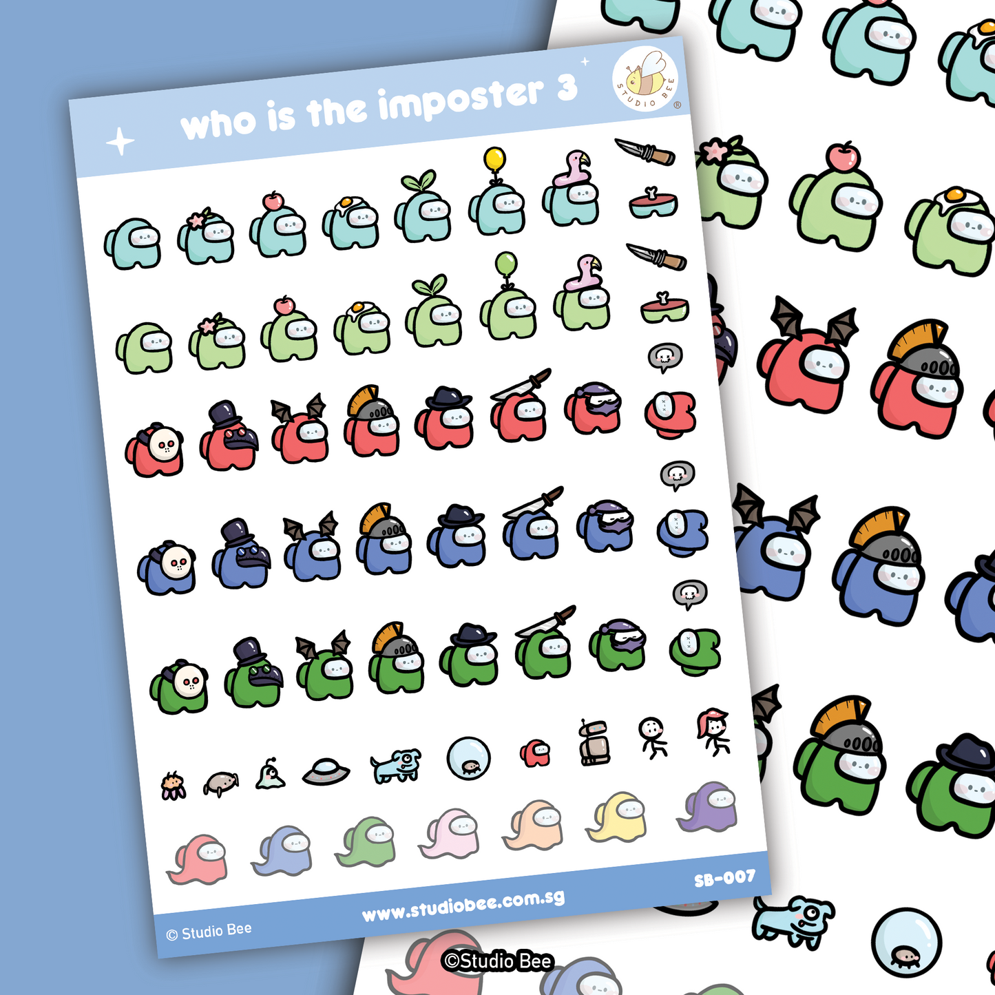 Imposter 3 Sticker Sheet