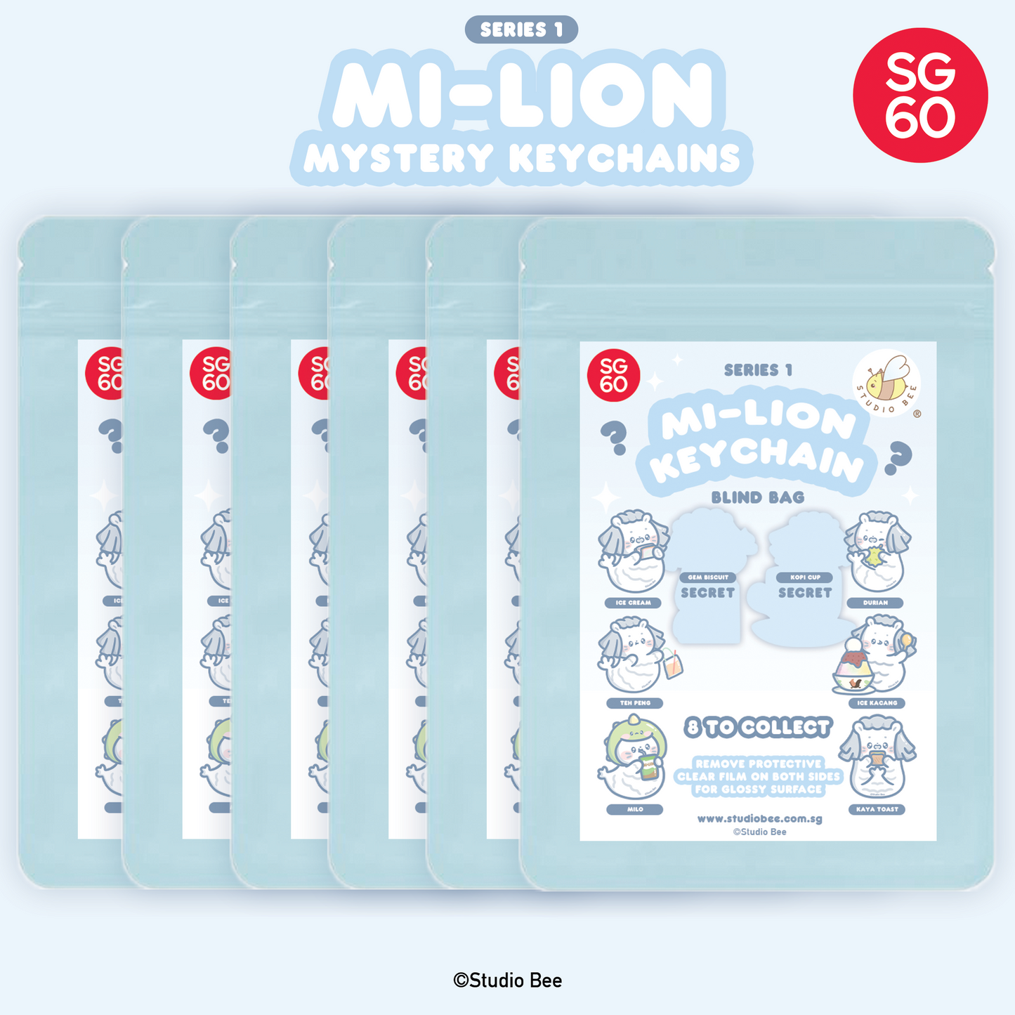 Mi-Lion Acrylic Keychain Blind Bag