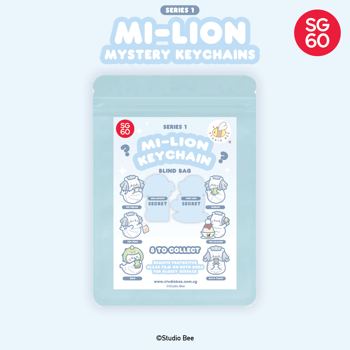 Mi-Lion Acrylic Keychain Blind Bag