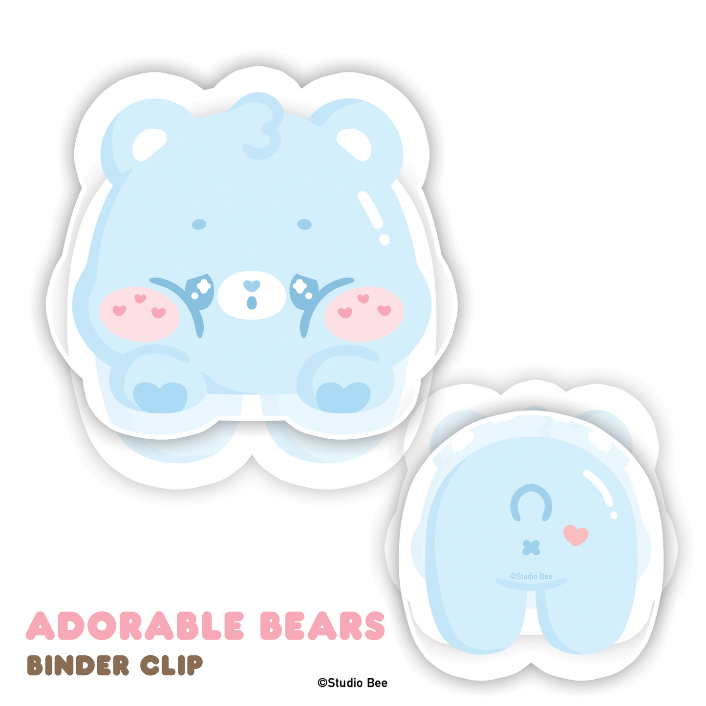 Adorable Bears Binder Clip