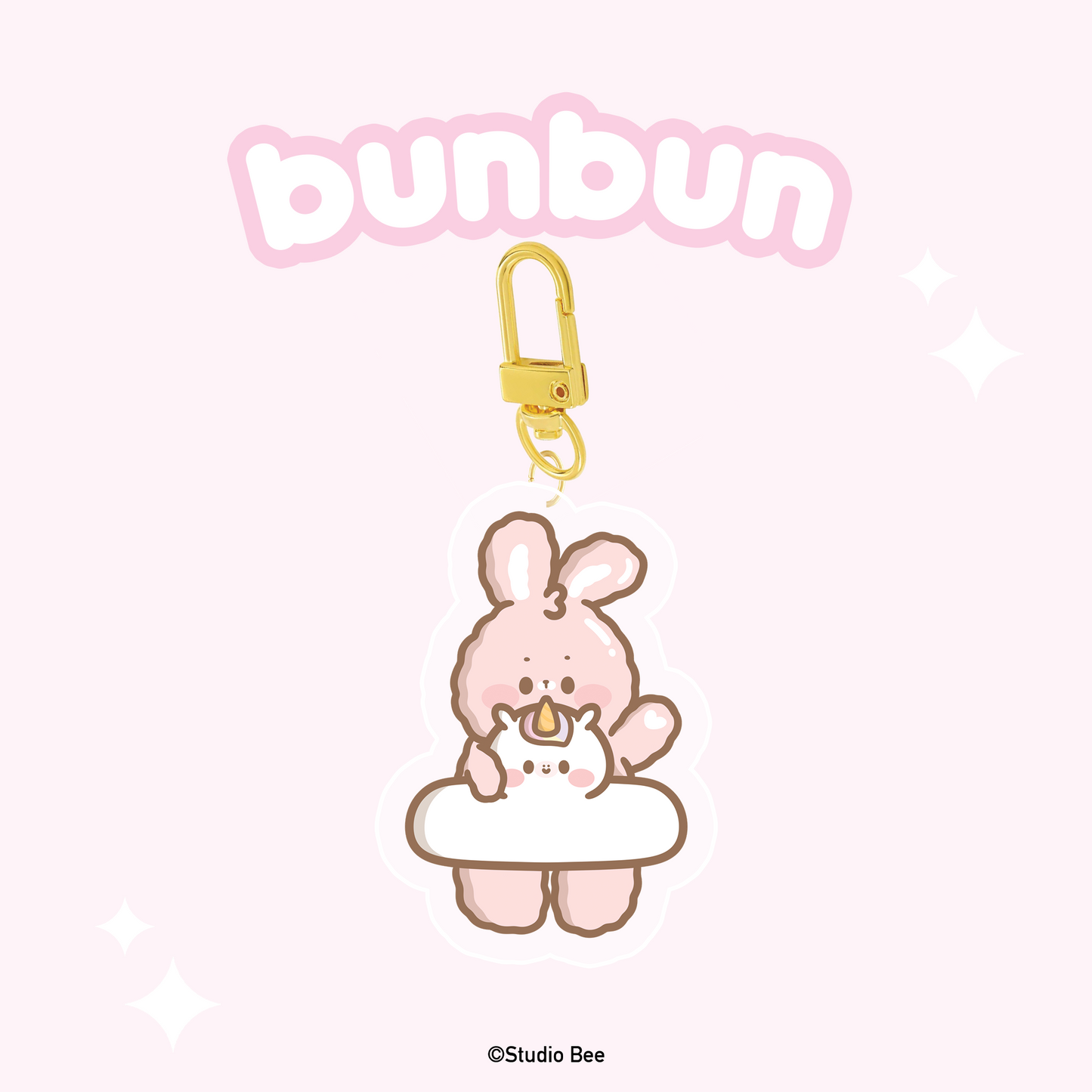 Bunbun Summer Floaties Acrylic Keychain
