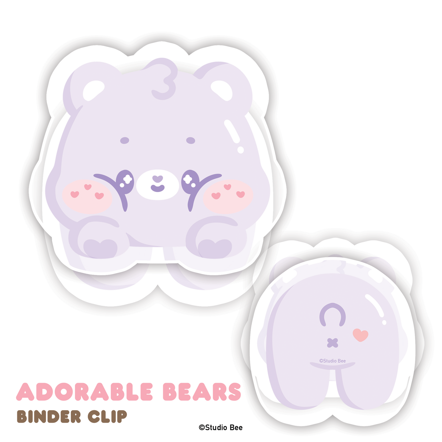 Adorable Bears Binder Clip
