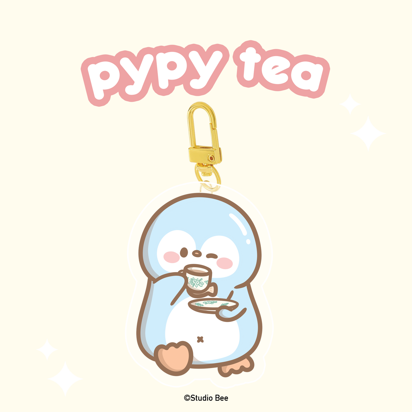 Pypy Tea Acrylic Keychain