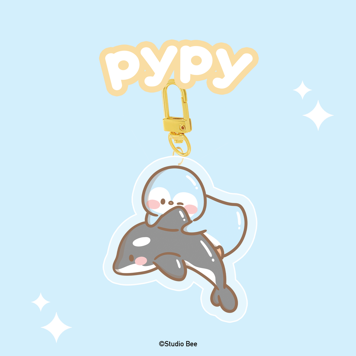 Pypy Summer Floaties Acrylic Keychain