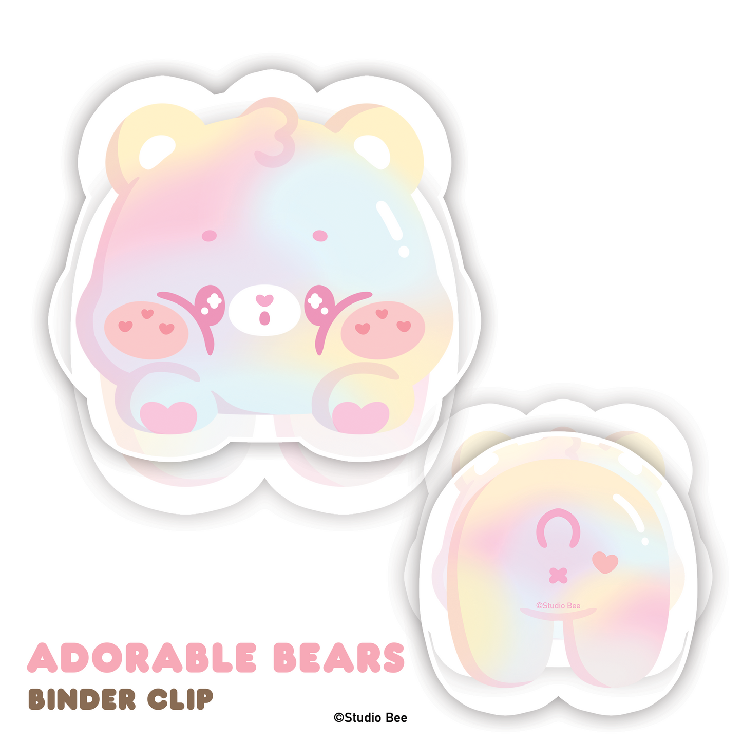 Adorable Bears Binder Clip