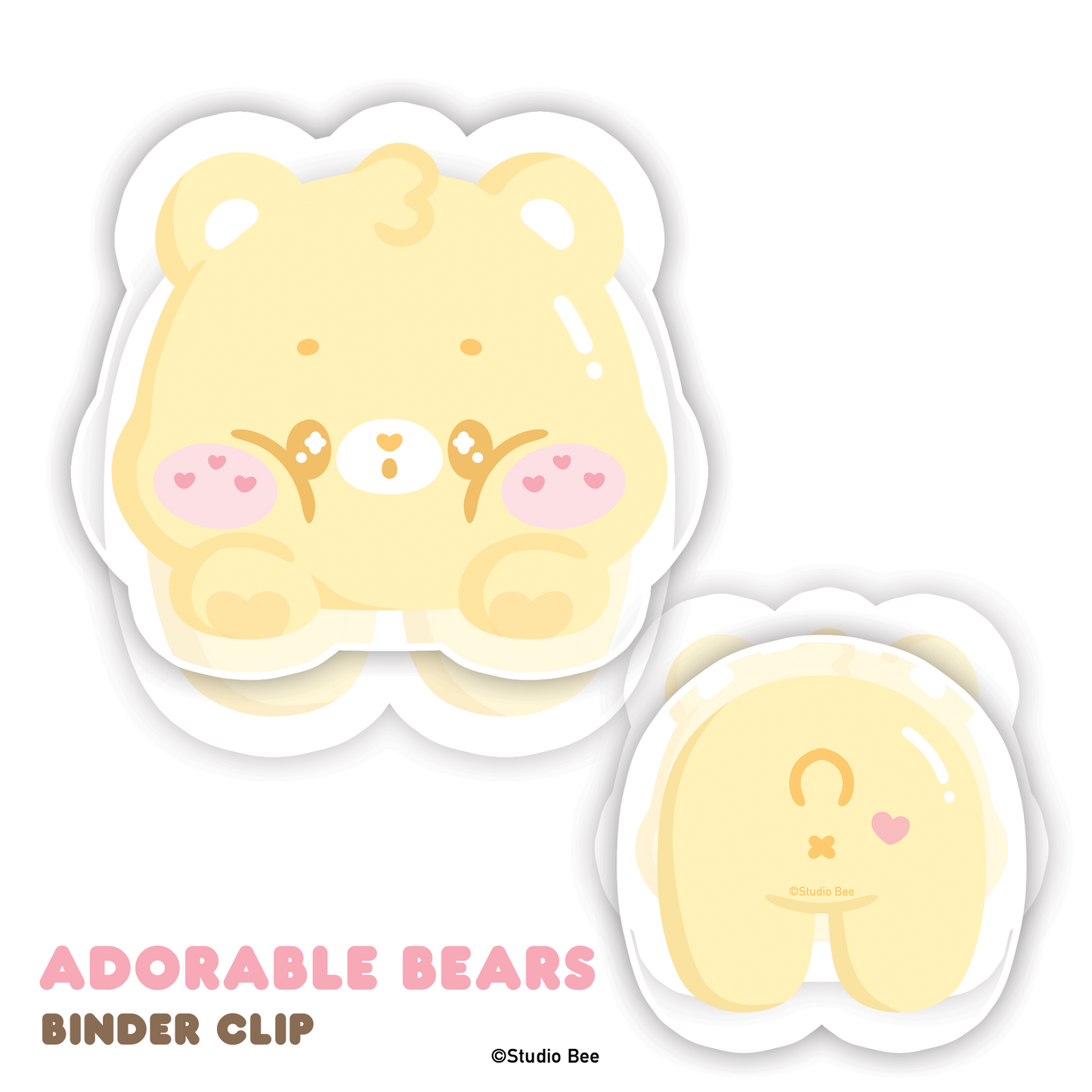 Adorable Bears Binder Clip