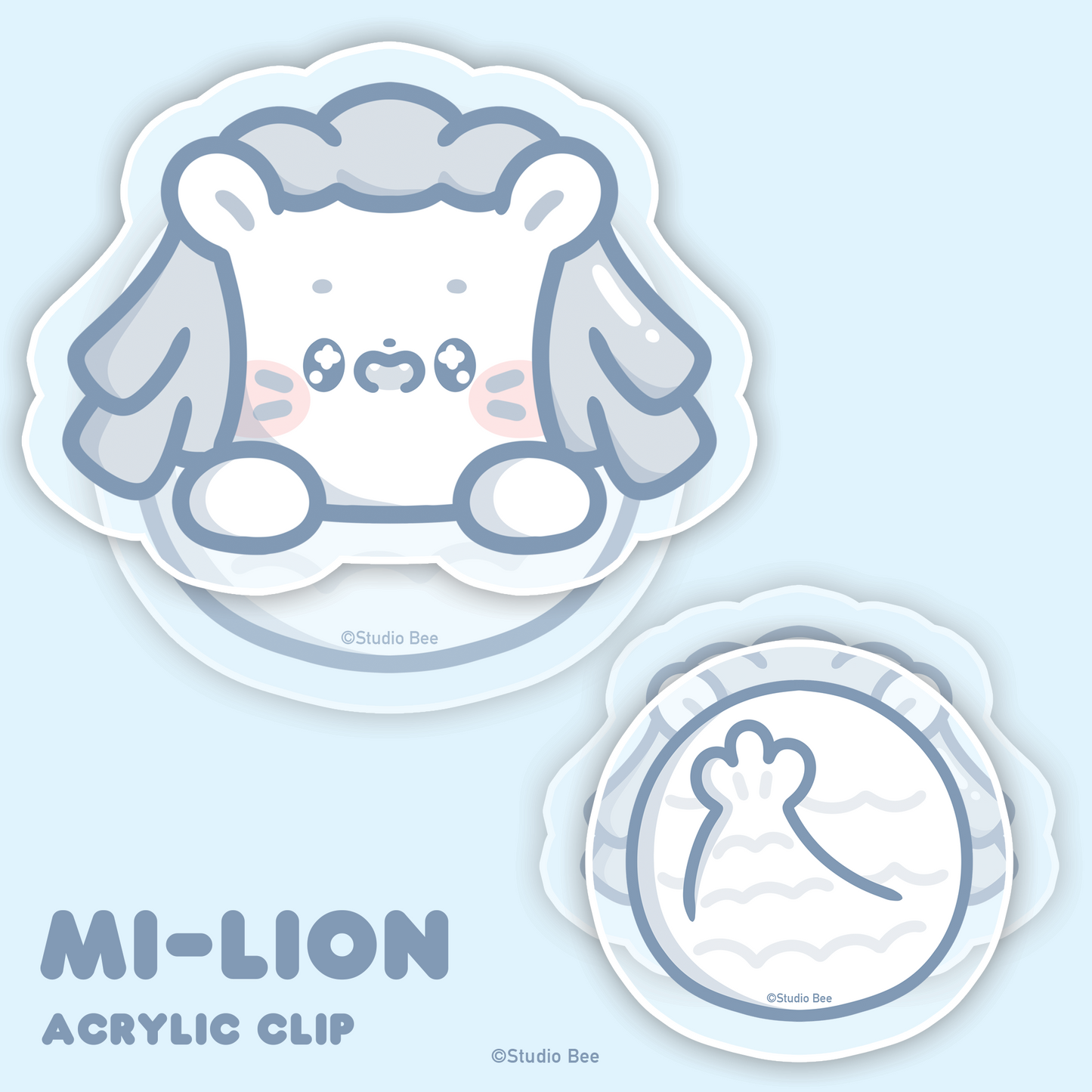 Mi-Lion Merlion Binder Clip