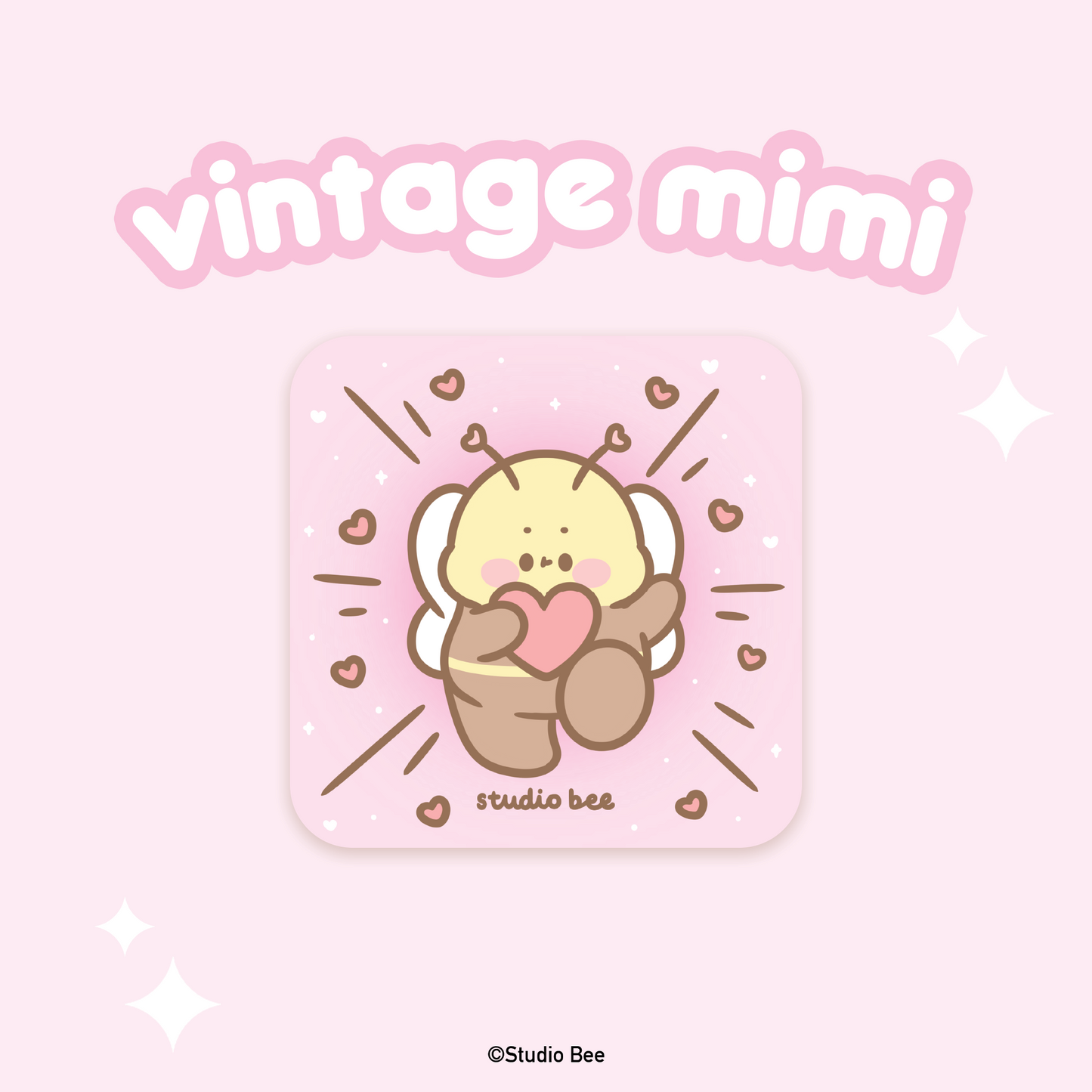 Mimi Vintage Holographic Sticker Flake