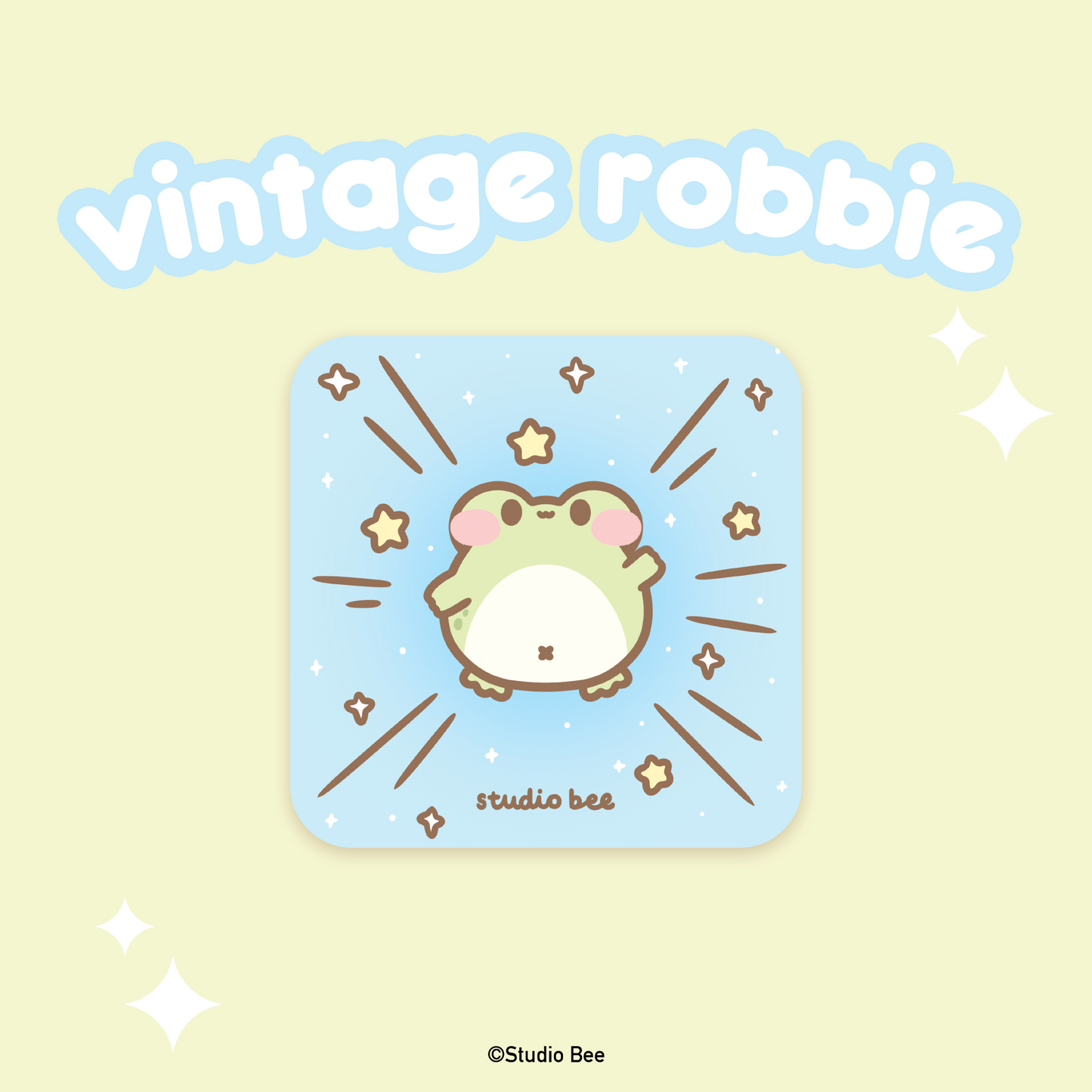 Robbie Vintage Holographic Sticker Flake
