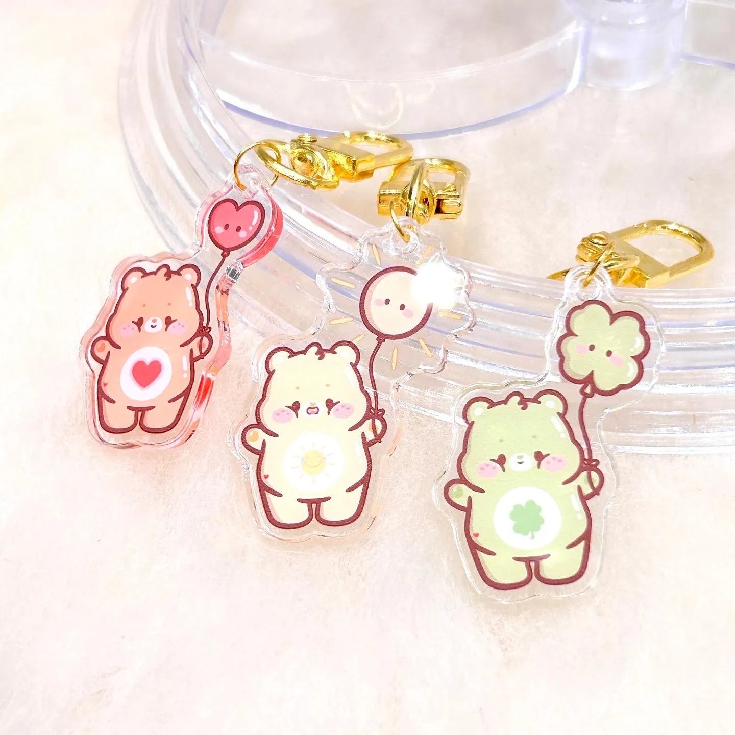 Adorable Bears Acrylic Keychain