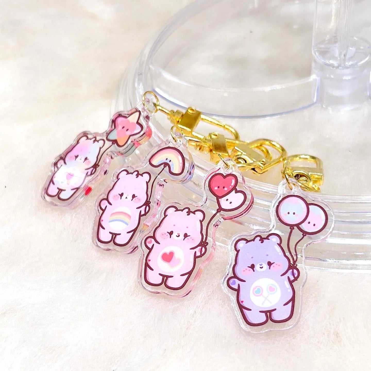 Adorable Bears Acrylic Keychain