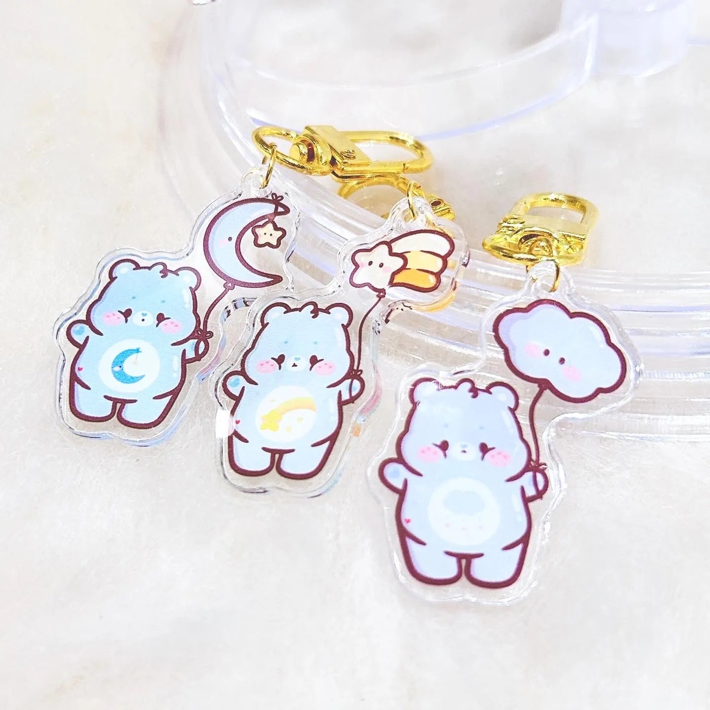 Adorable Bears Acrylic Keychain