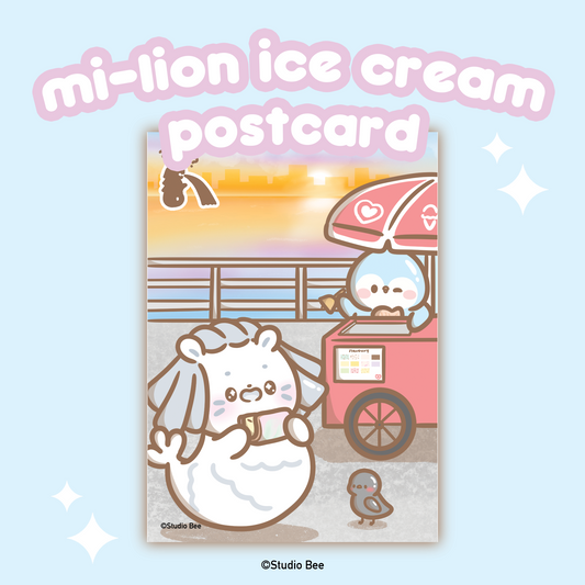 Mi-Lion Ice Cream Postcard