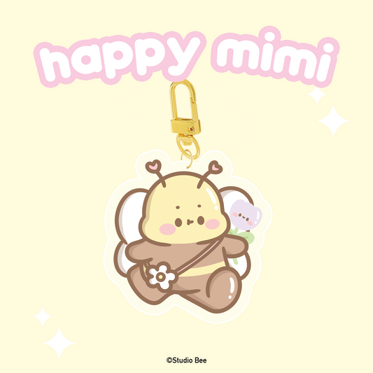 Happy Mimi Acrylic Keychain