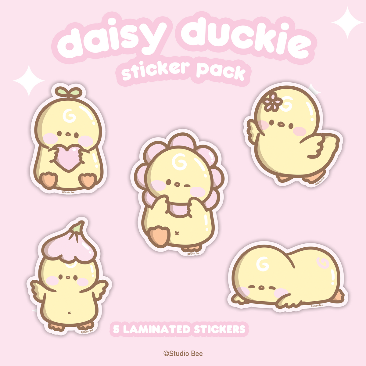 Daisy Duckie Sticker Pack (5pcs)