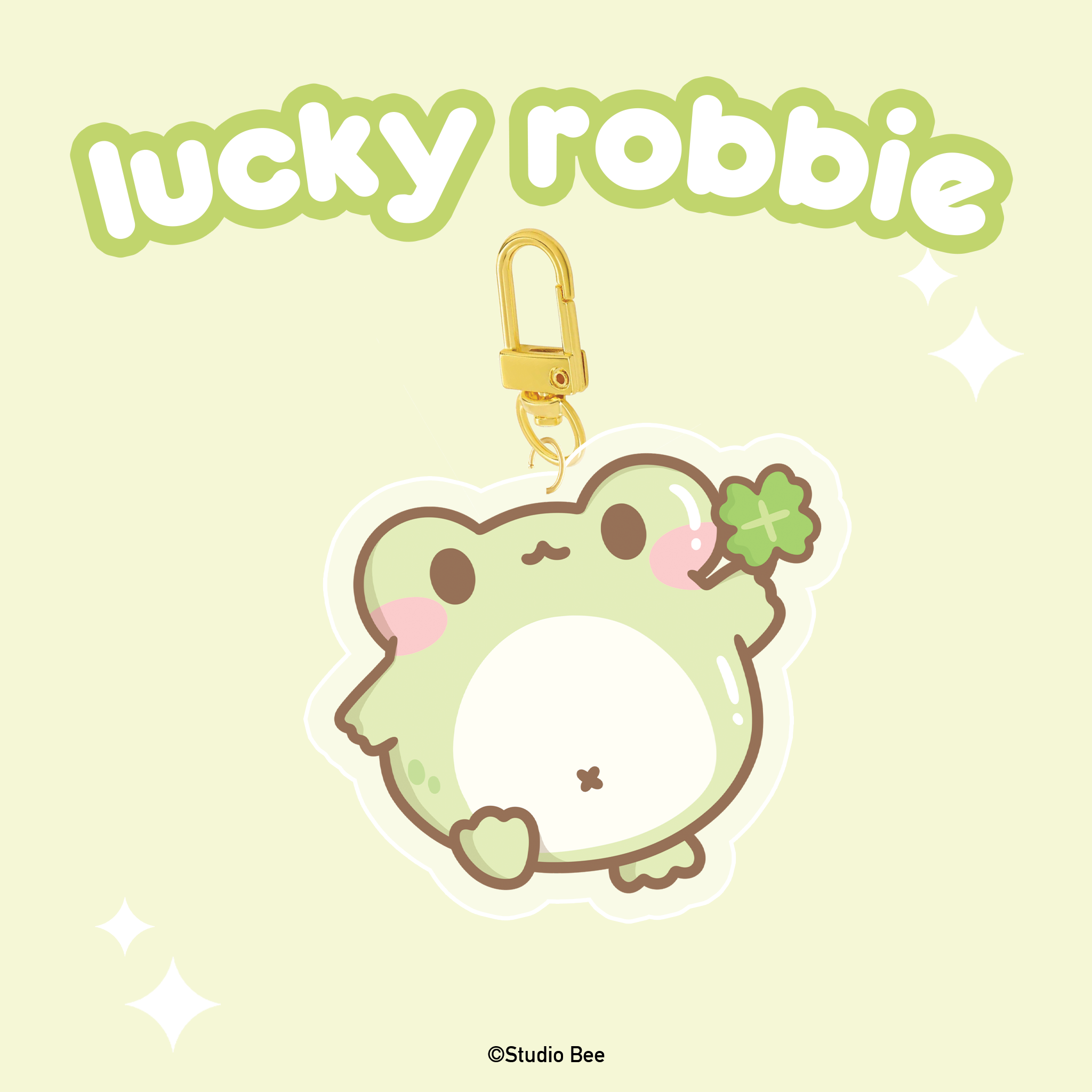 Lucky Robi Lucky Robbie Acrylic Keychain – Studio Bee