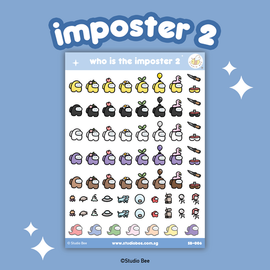 Imposter 2 Sticker Sheet