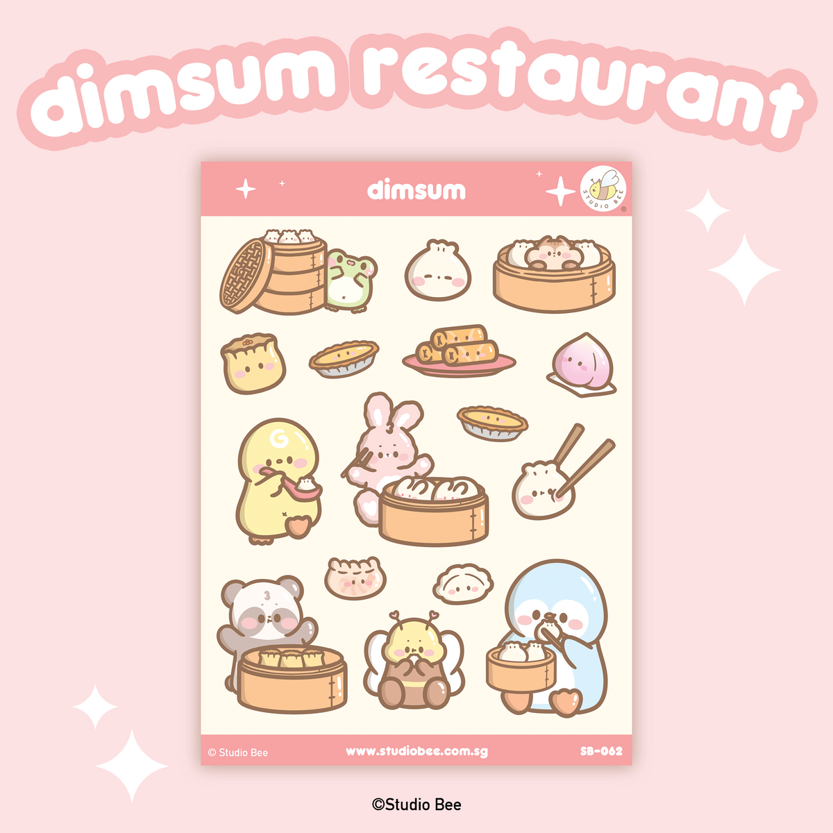 Dim Sum Sticky Notes Dimsum Restaurant Sticker Sheet – Studio Bee