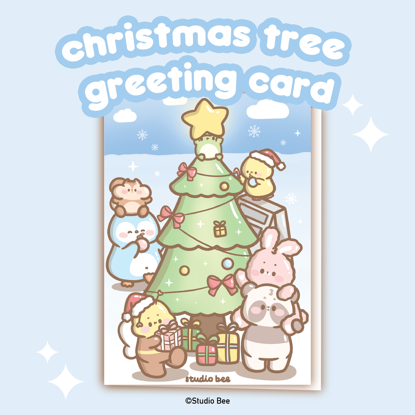 Christmas Tree Christmas Greeting Card