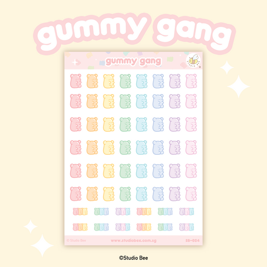 Gummy Gang Sticker Sheet