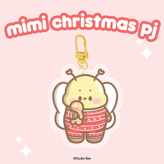 Mimi Christmas Pjs Acrylic Keychain