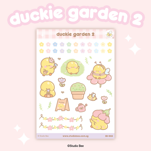 Duckie Garden 2 Sticker Sheet