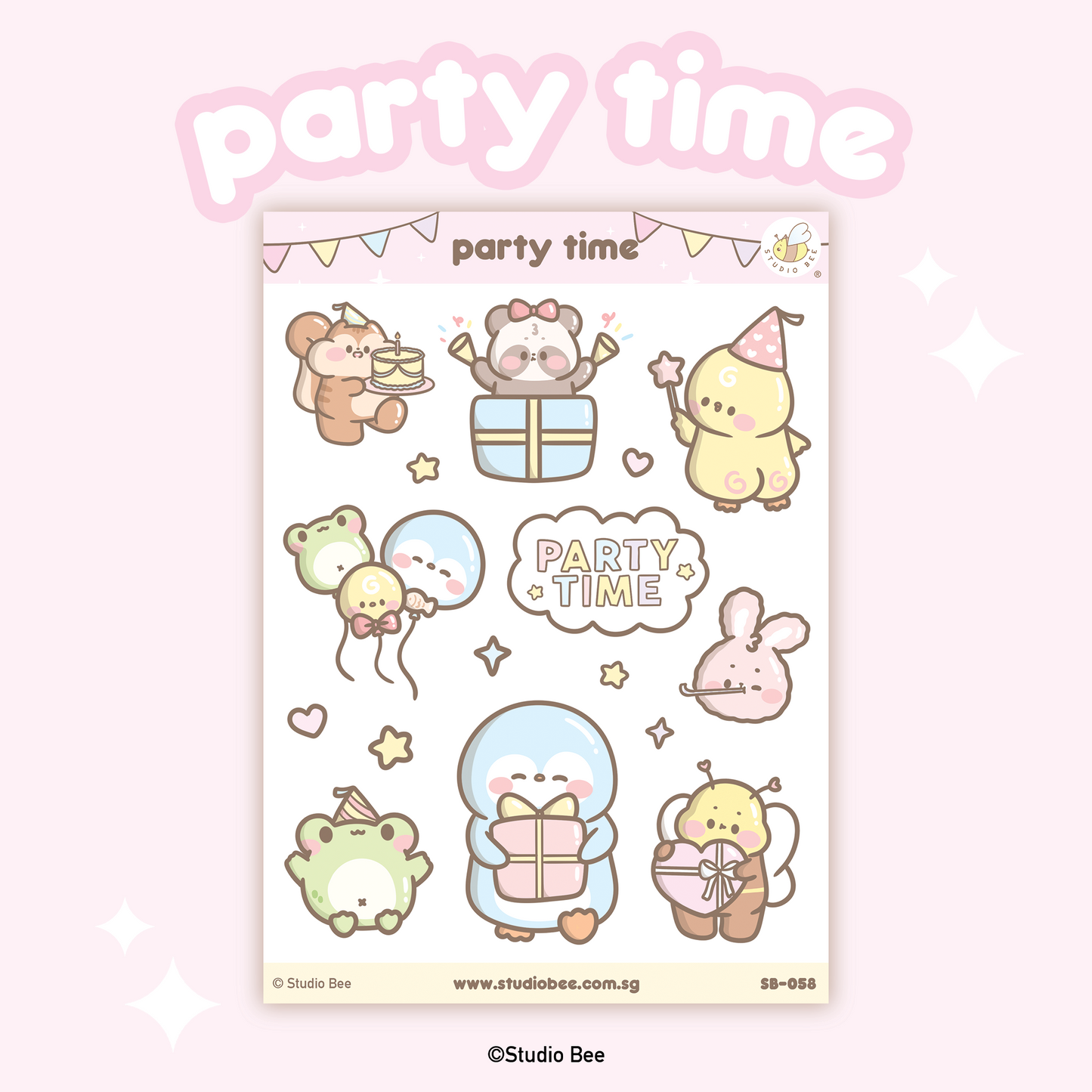 Party Time Sticker Sheet