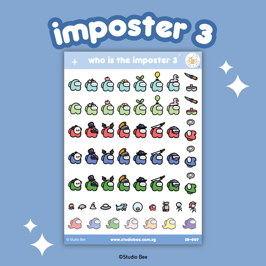 Imposter 3 Sticker Sheet