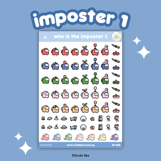 Imposter 1 Sticker Sheet