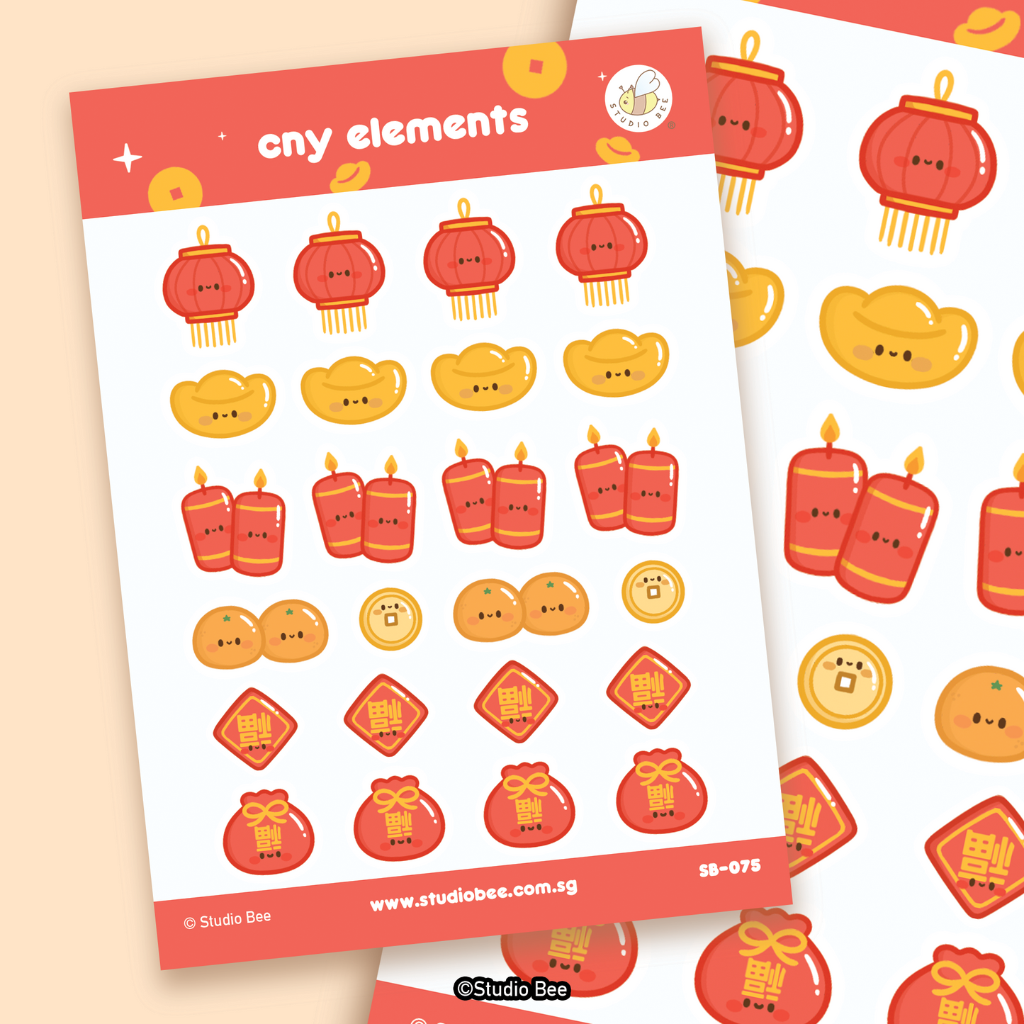 CNY Elements Sticker Sheet