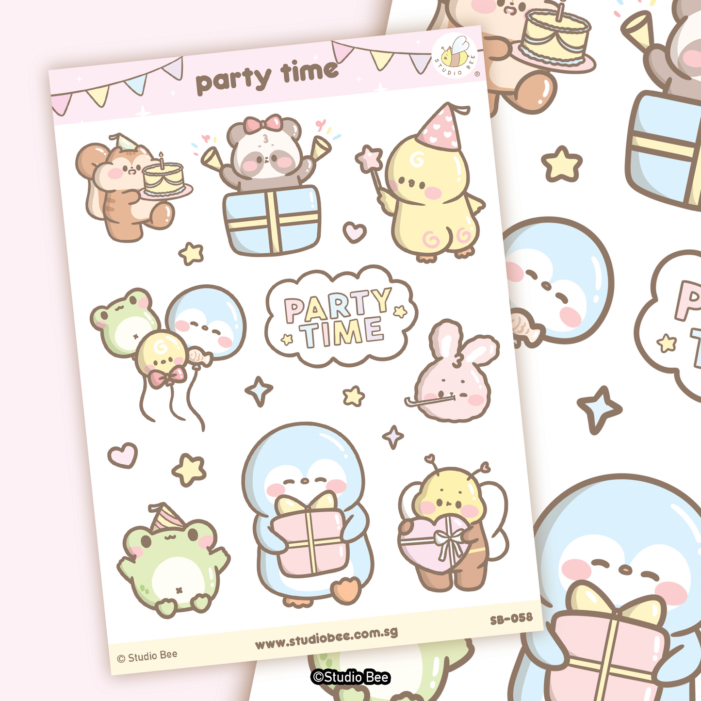 Party Time Sticker Sheet